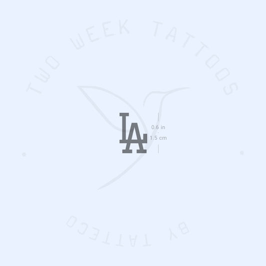 LA - Tatuaje semipermanente de Los Ángeles - Juego de 2
