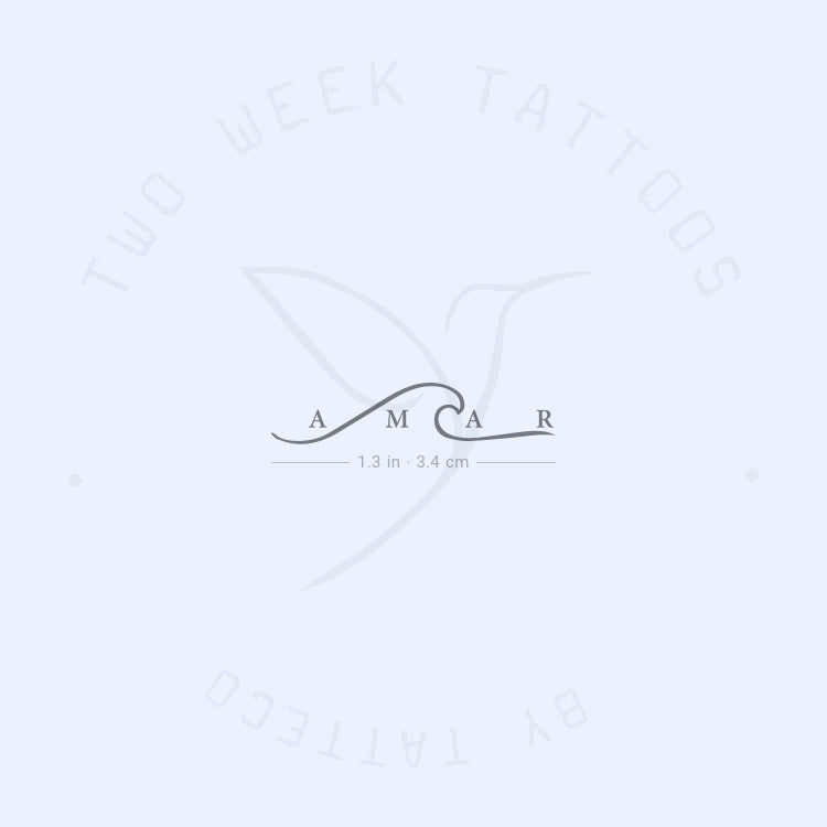 AMAR Semi-Permanent Tattoo - Set of 2
