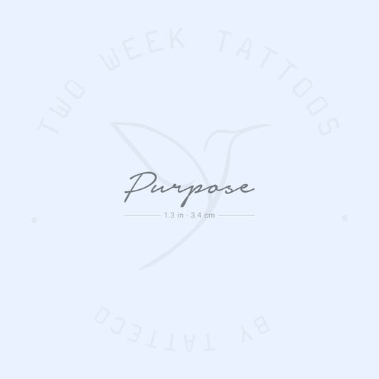Purpose Semi-Permanent Tattoo - Set of 2