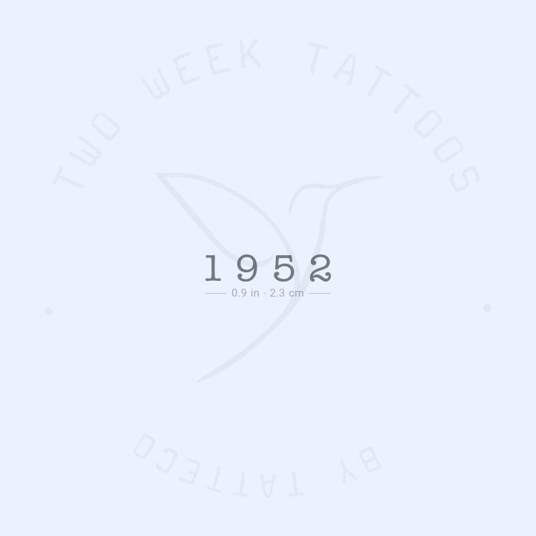 Tatuaje semipermanente de 1952 - Juego de 2