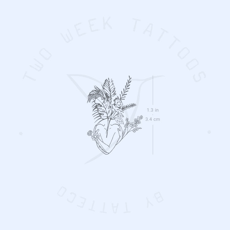 Small Blossom Semi-Permanent Tattoo - Set of 2