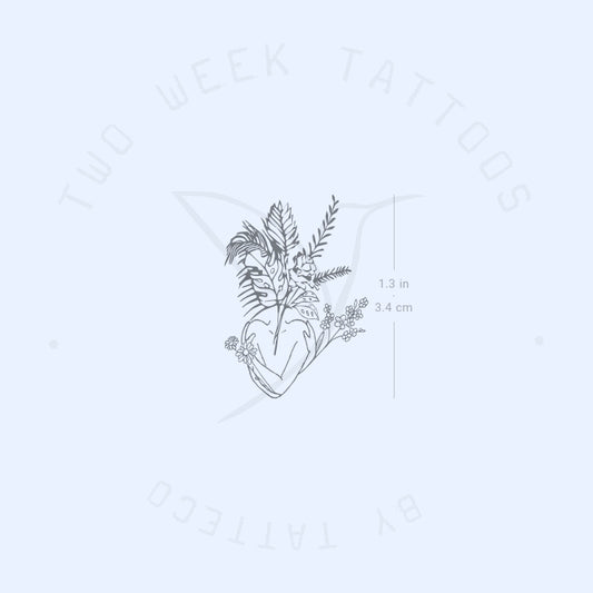 Small Blossom Semi-Permanent Tattoo - Set of 2