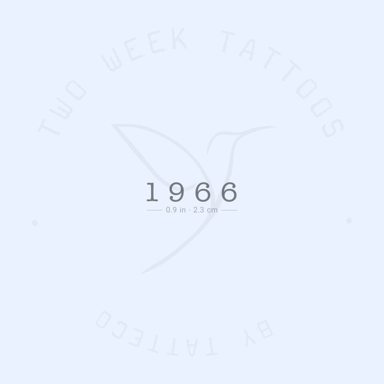 Tatuaje semipermanente de 1966 - Juego de 2