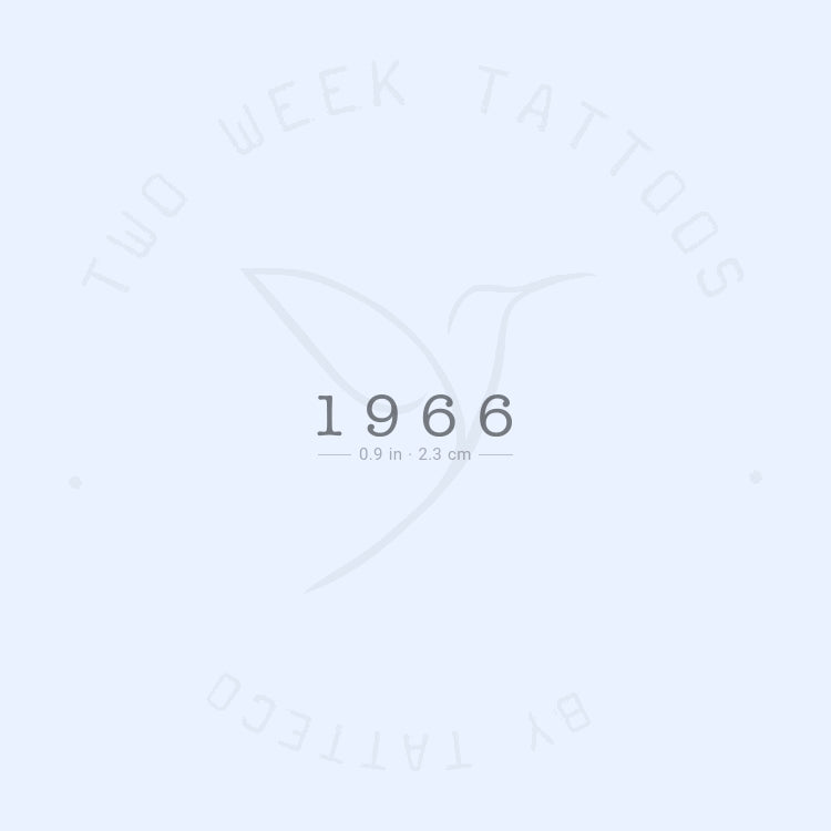 1966 Semi-Permanent Tattoo - Set of 2