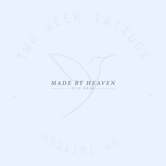 Made By Heaven Semi-Permanent Tattoo - Set of 2