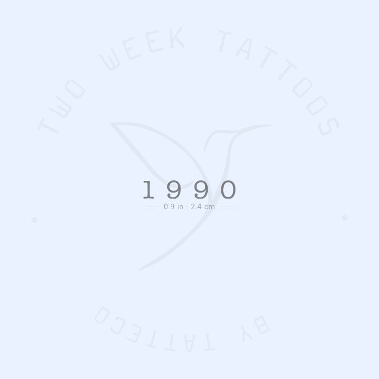 Tatuaje semipermanente de 1990 - Juego de 2