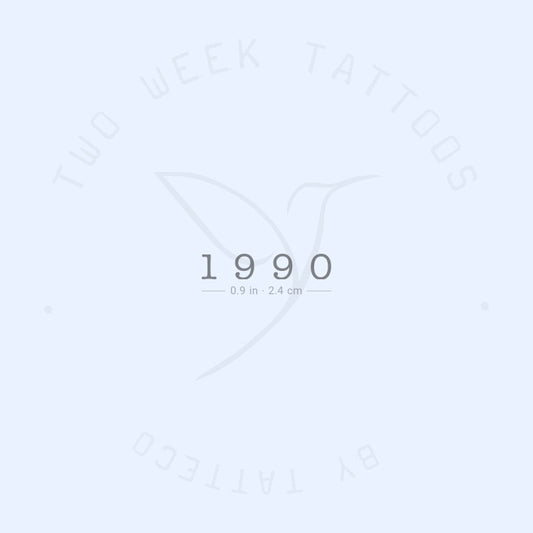Tatuaje semipermanente de 1990 - Juego de 2