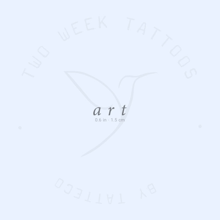 Art Semi-Permanent Tattoo - Set of 2