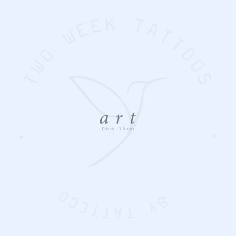 Art Semi-Permanent Tattoo - Set of 2