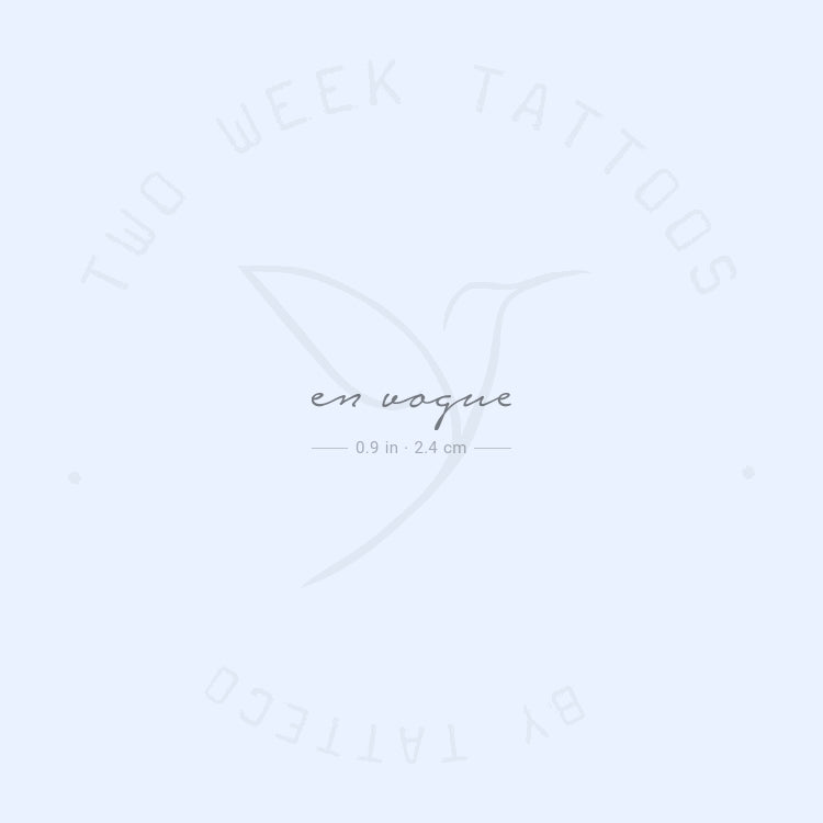 En Vogue Semi-Permanent Tattoo - Set of 2