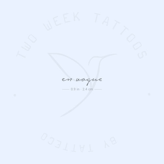 En Vogue Semi-Permanent Tattoo - Set of 2
