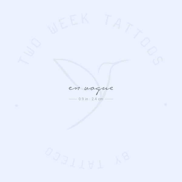 En Vogue Semi-Permanent Tattoo - Set of 2