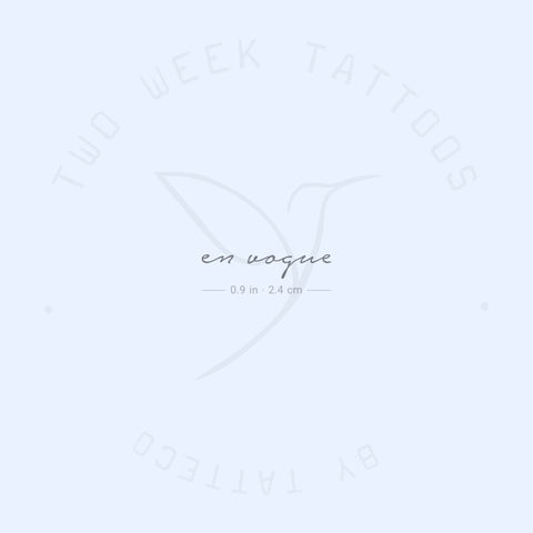 En Vogue Semi-Permanent Tattoo - Set of 2