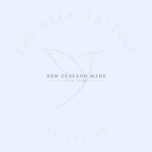 New Zealand Made Semi-Permanent Tattoo - Set of 2