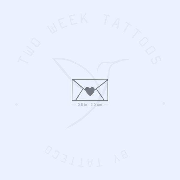 Love Letter Semi-Permanent Tattoo - Set of 2