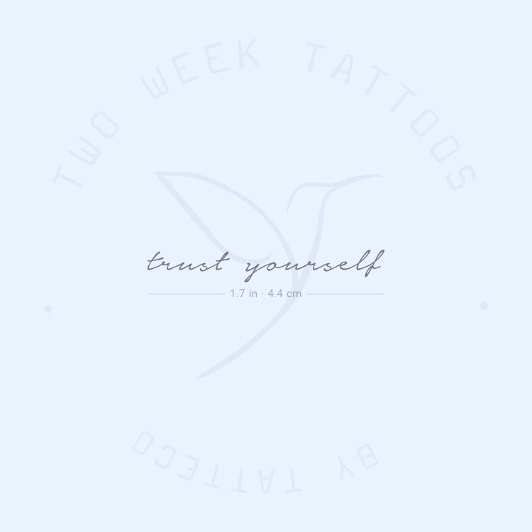 Tatuaje semipermanente Trust Yourself - Juego de 2