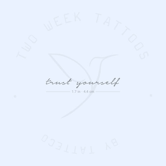 Trust Yourself Semi-Permanent Tattoo - Set of 2