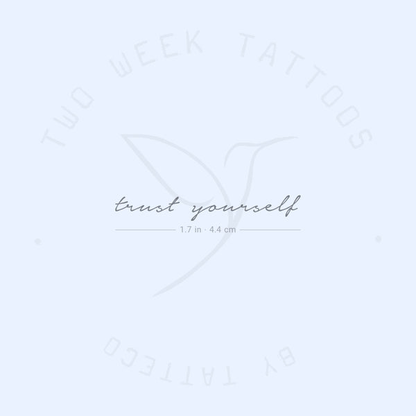 Trust Yourself Semi-Permanent Tattoo - Set of 2