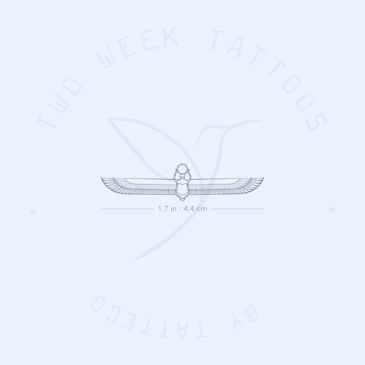 Scarab Semi-Permanent Tattoo - Set of 2