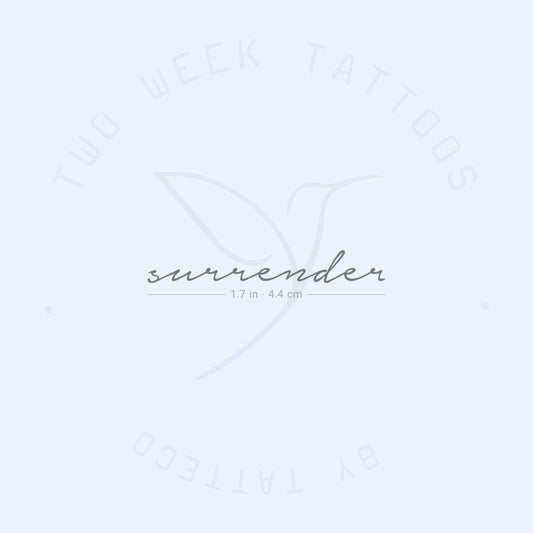 Tatuaje semipermanente "Rendición" - Juego de 2