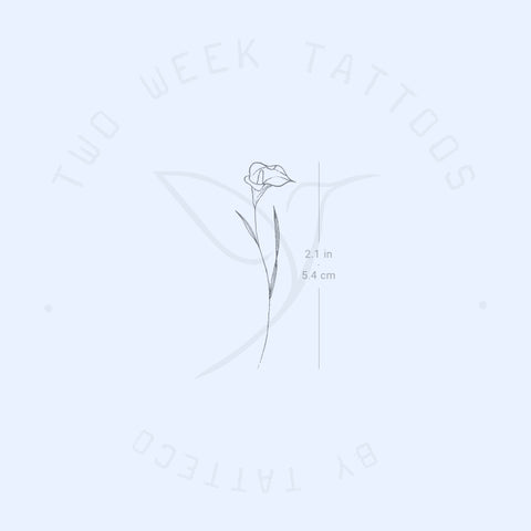 Calla Semi-Permanent Tattoo - Set of 2