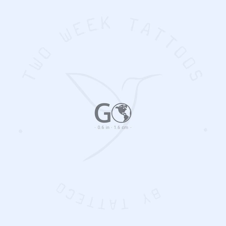 GO Semi-Permanent Tattoo - Set of 2