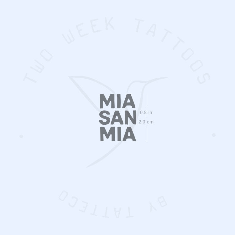 Tatuaje semipermanente Mia San Mia - Juego de 2