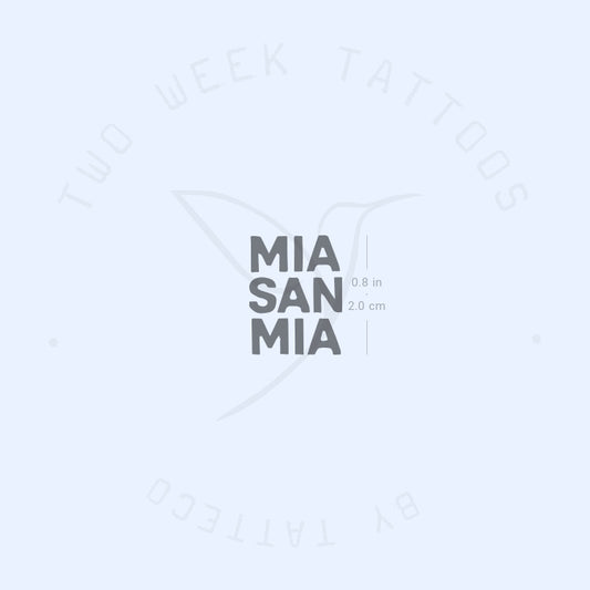 Tatuaje semipermanente Mia San Mia - Juego de 2
