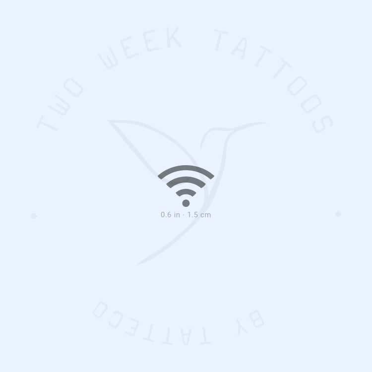Wifi Semi-Permanent Tattoo - Set of 2