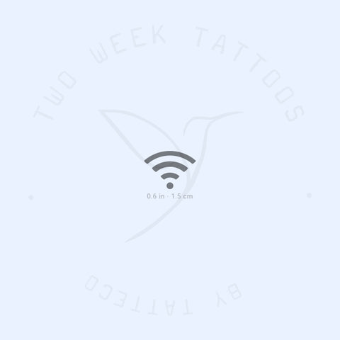 Wifi Semi-Permanent Tattoo - Set of 2