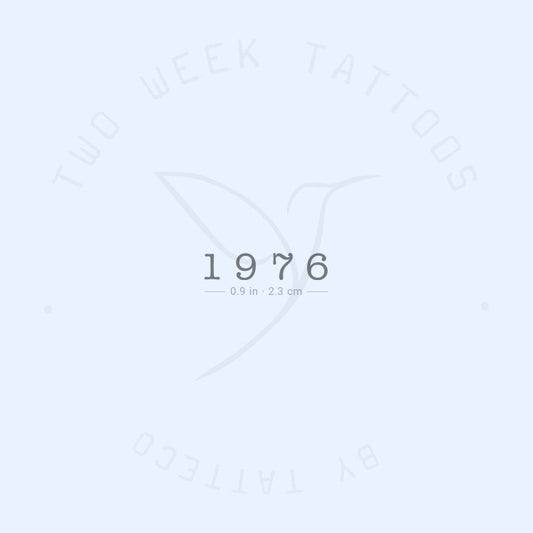 Tatuaje semipermanente de 1976 - Juego de 2