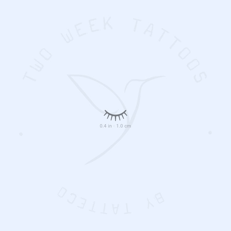 Small Wink Semi-Permanent Tattoo - Set of 2