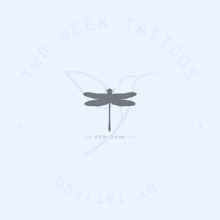 Small Dragonfly Semi-Permanent Tattoo - Set of 2
