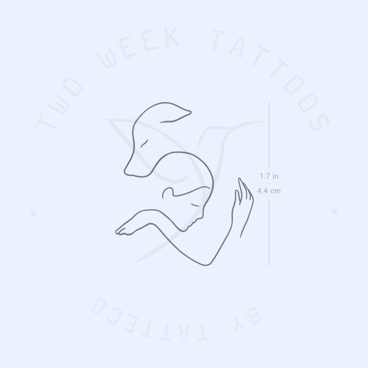 Best Friend Semi-Permanent Tattoo - Set of 2