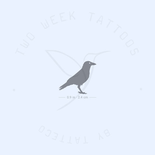 Raven Semi-Permanent Tattoo - Set of 2
