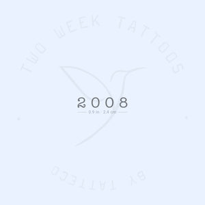2008 Semi-Permanent Tattoo - Set of 2