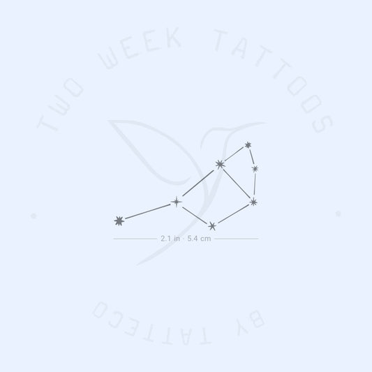 Tatuaje semipermanente del asterismo de las Pléyades (juego de 2)