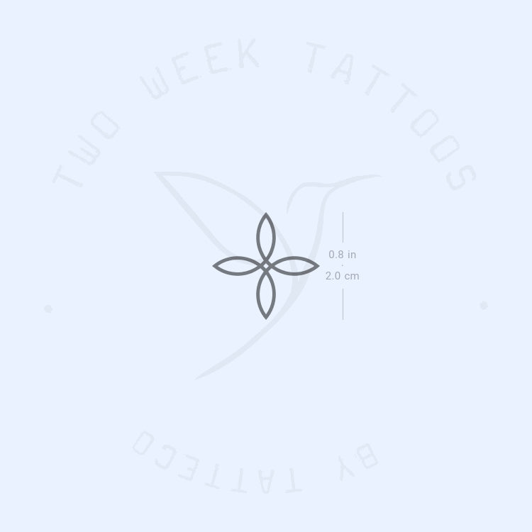 Bowen Cross Semi-Permanent Tattoo - Set of 2