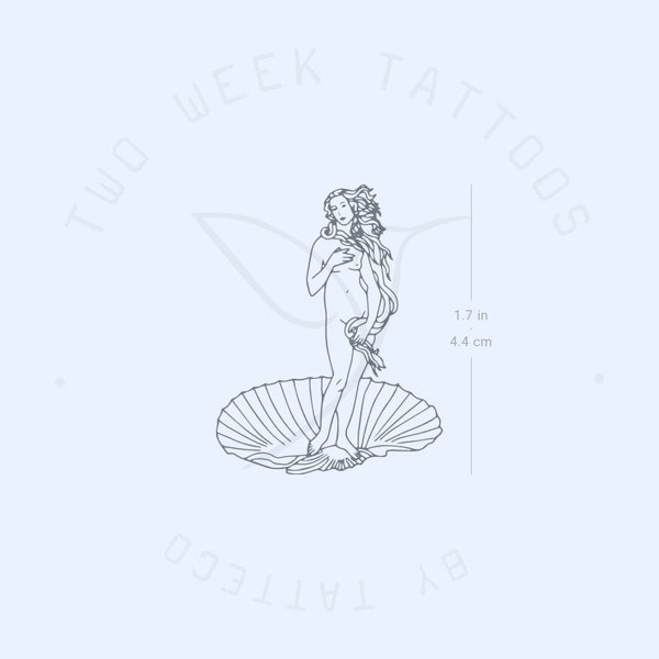 Botticelli's Venus Semi-Permanent Tattoo - Set of 2