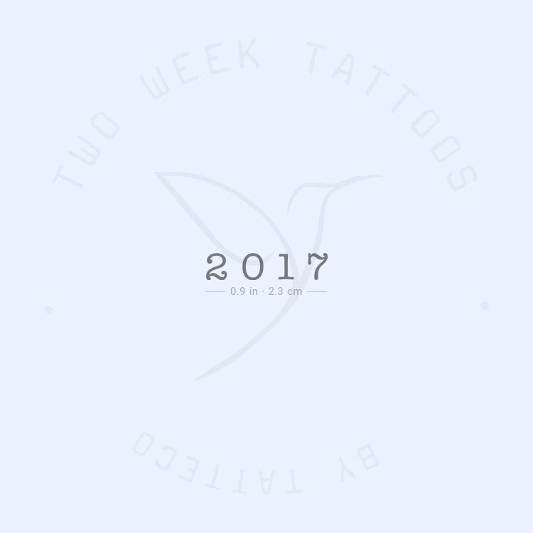 2017 Semi-Permanent Tattoo - Set of 2