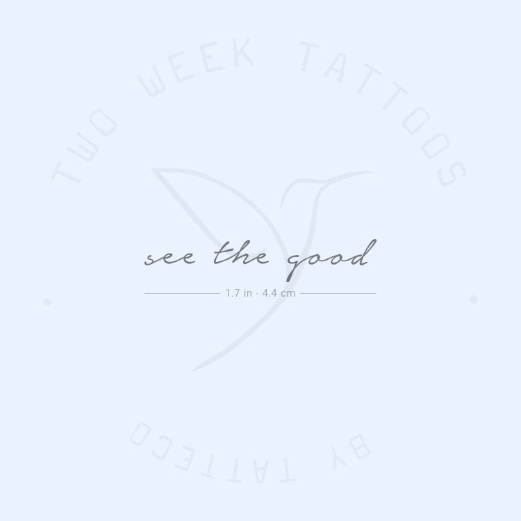 See The Good Semi-Permanent Tattoo - Set of 2