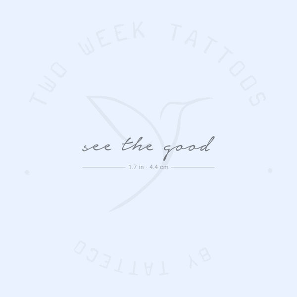 See The Good Semi-Permanent Tattoo - Set of 2