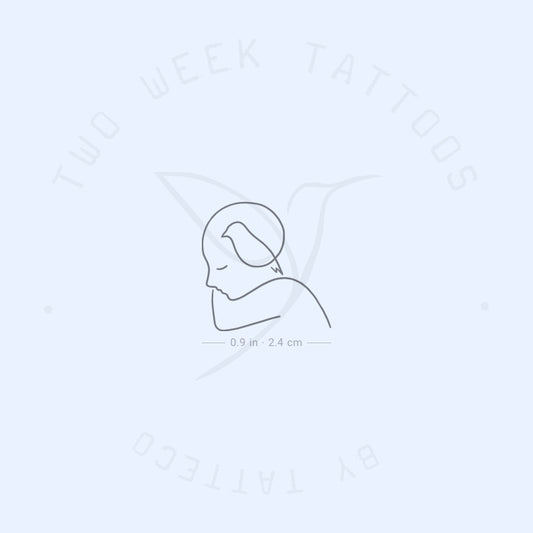 Featherhead Semi-Permanent Tattoo - Set of 2