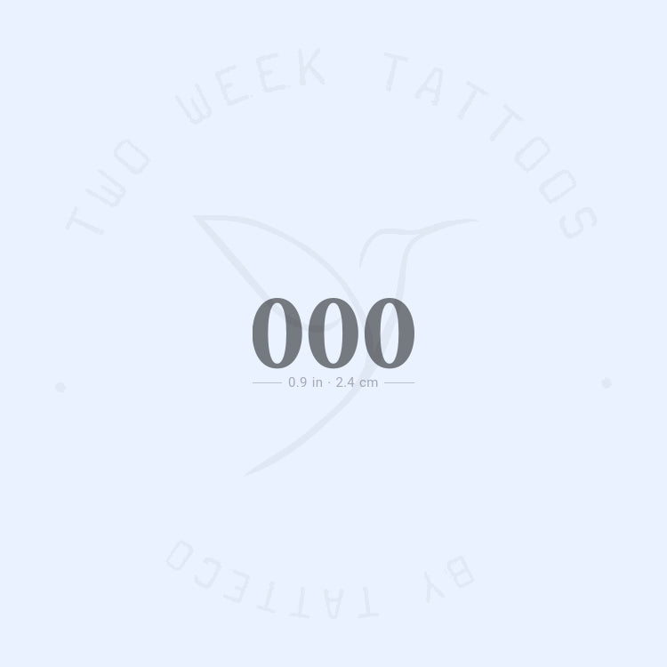 Tatuaje semipermanente 000 - Juego de 2