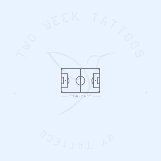 Football Pitch Semi-Permanent Tattoo - Set of 2