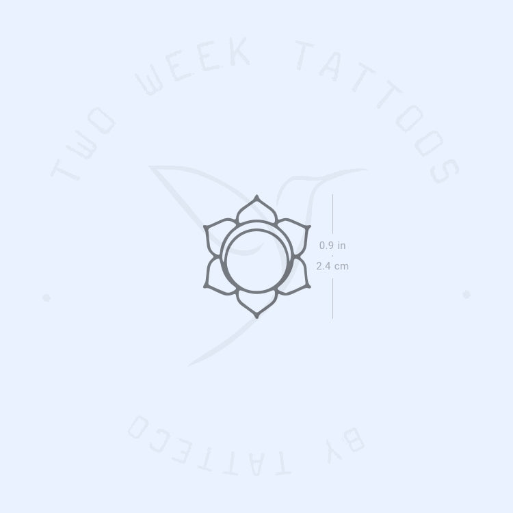 Svadhishthana Chakra Semi-Permanent Tattoo - Set of 2