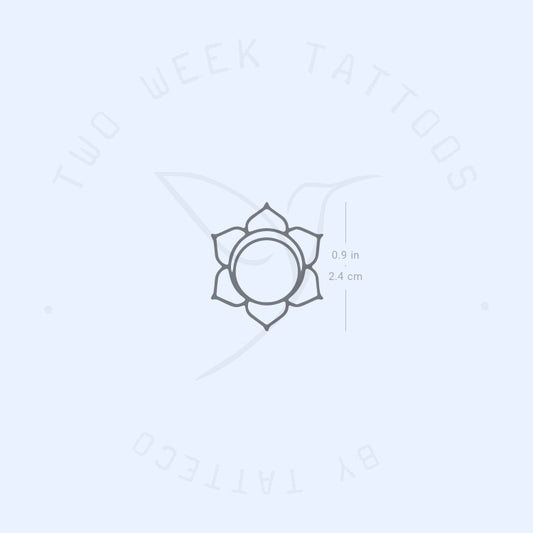 Svadhishthana Chakra Semi-Permanent Tattoo - Set of 2