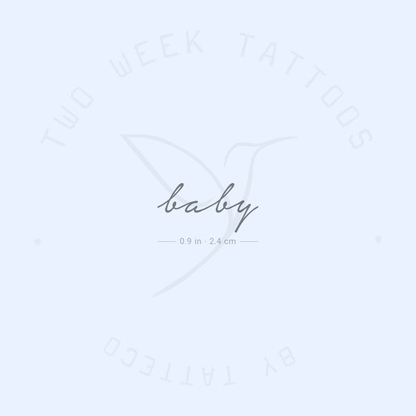 Baby Semi-Permanent Tattoo - Set of 2