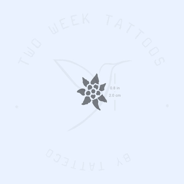 Edelweiss Semi-Permanent Tattoo - Set of 2