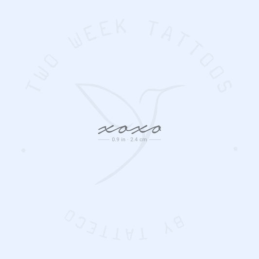 Tatuaje semipermanente Xoxo - Juego de 2